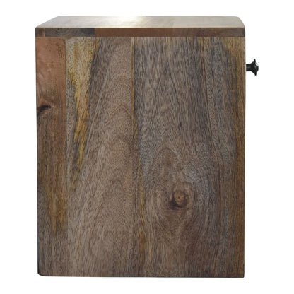 Cernobbio Floating Classic Mid-Century Mango Wood Bedside Table