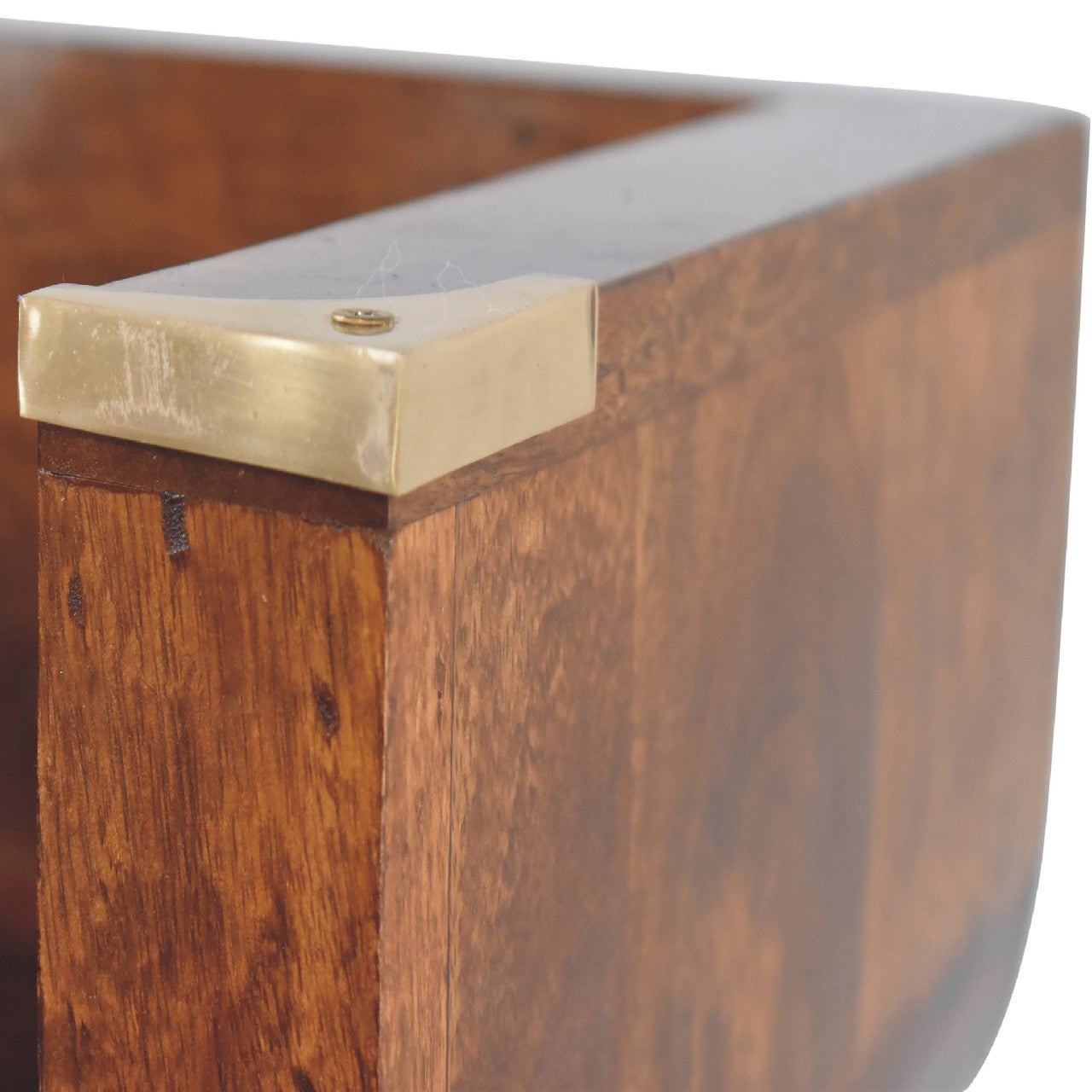 Dinan Chestnut Mango Wood Floating Console Table