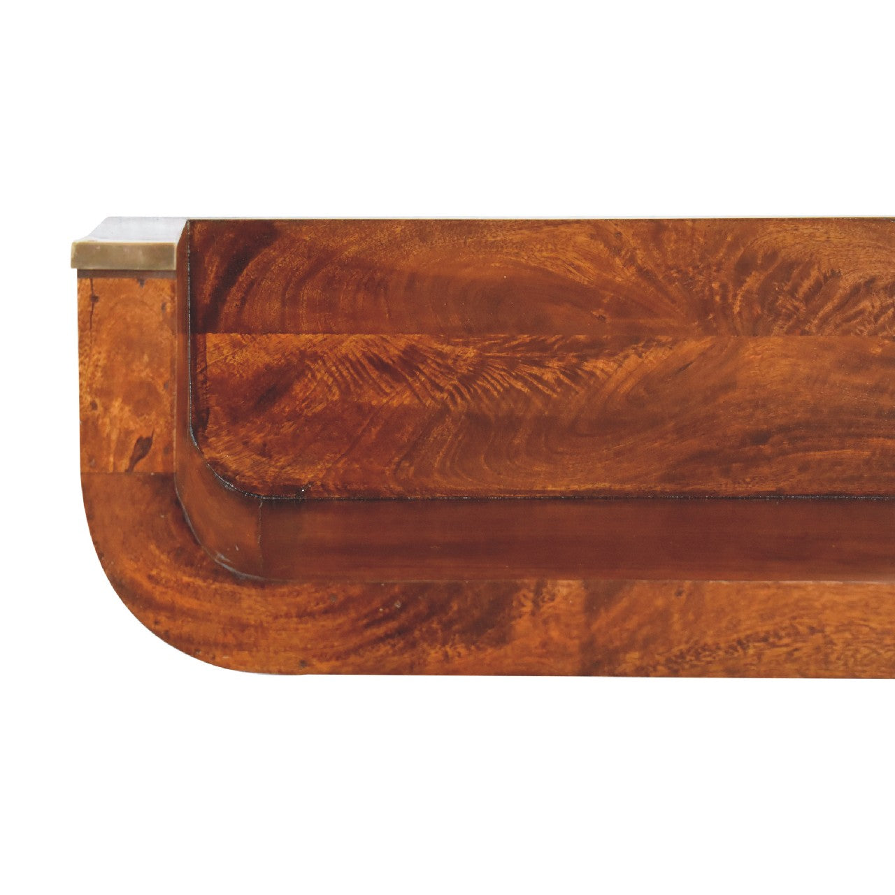 Dinan Chestnut Mango Wood Floating Console Table