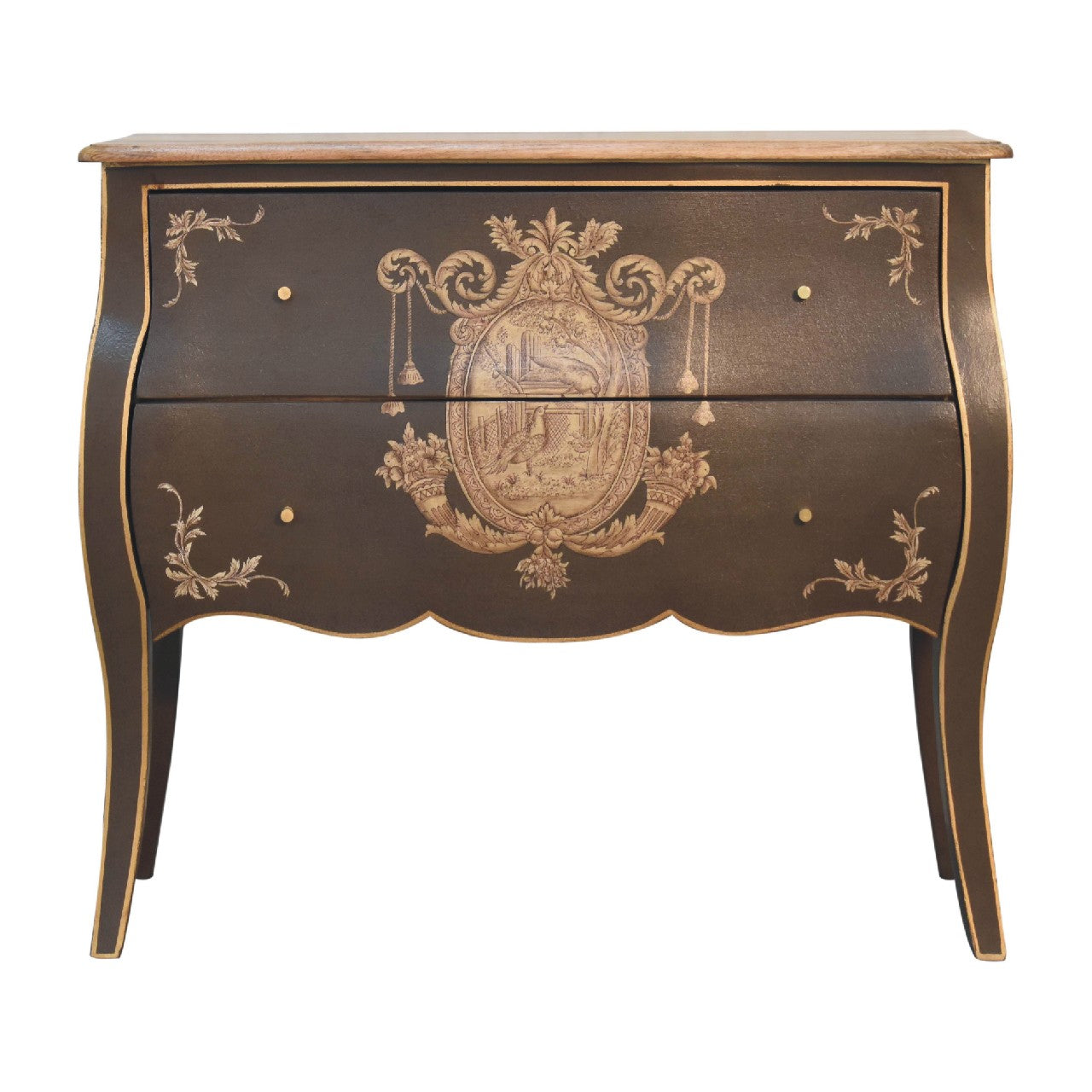 Palermo French Mango Wood Dresser Chest 2 Drawer