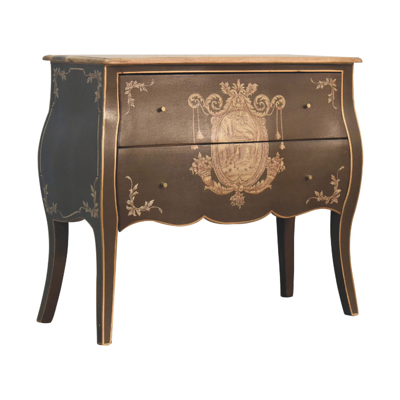 Palermo French Mango Wood Dresser Chest 2 Drawer
