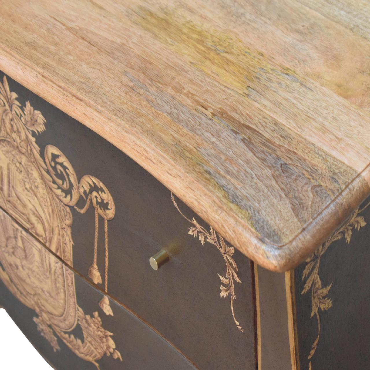 Palermo French Mango Wood Dresser Chest 2 Drawer