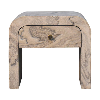 Eguisheim Marble Effect Bedside Tables