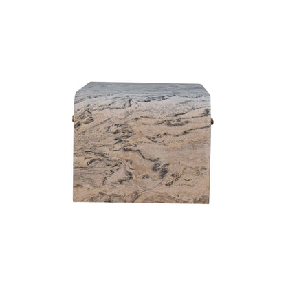 Eguisheim Marble Effect Coffee Table 2 Drawer