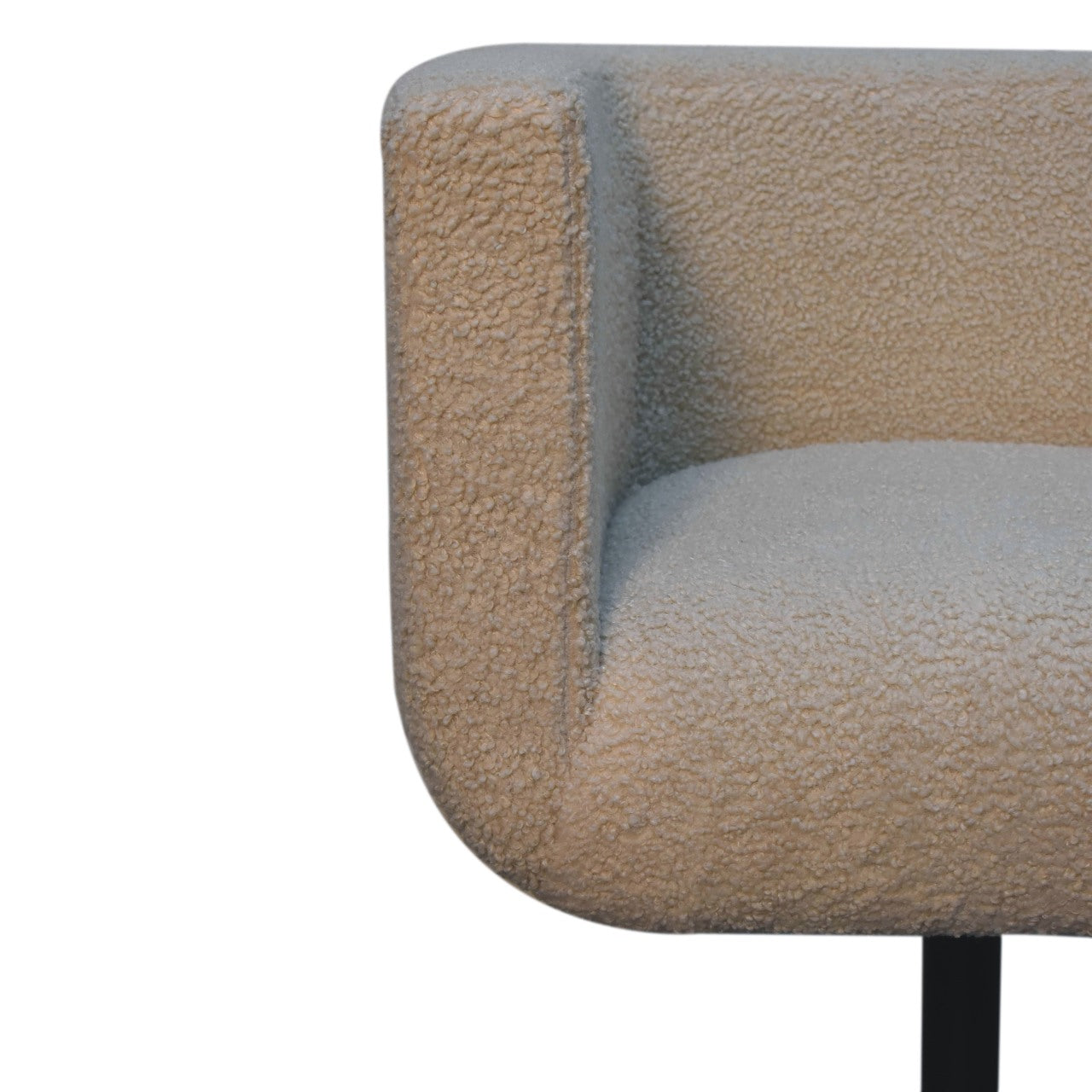 Kula Cream Boucle Swivel Chair