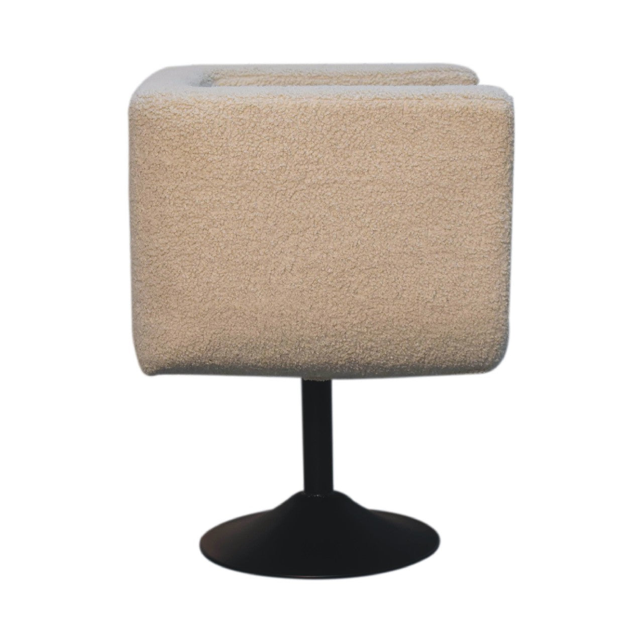 Kula Cream Boucle Swivel Chair