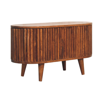 Kapalua Mango Wood Etched Storage Blanket Box