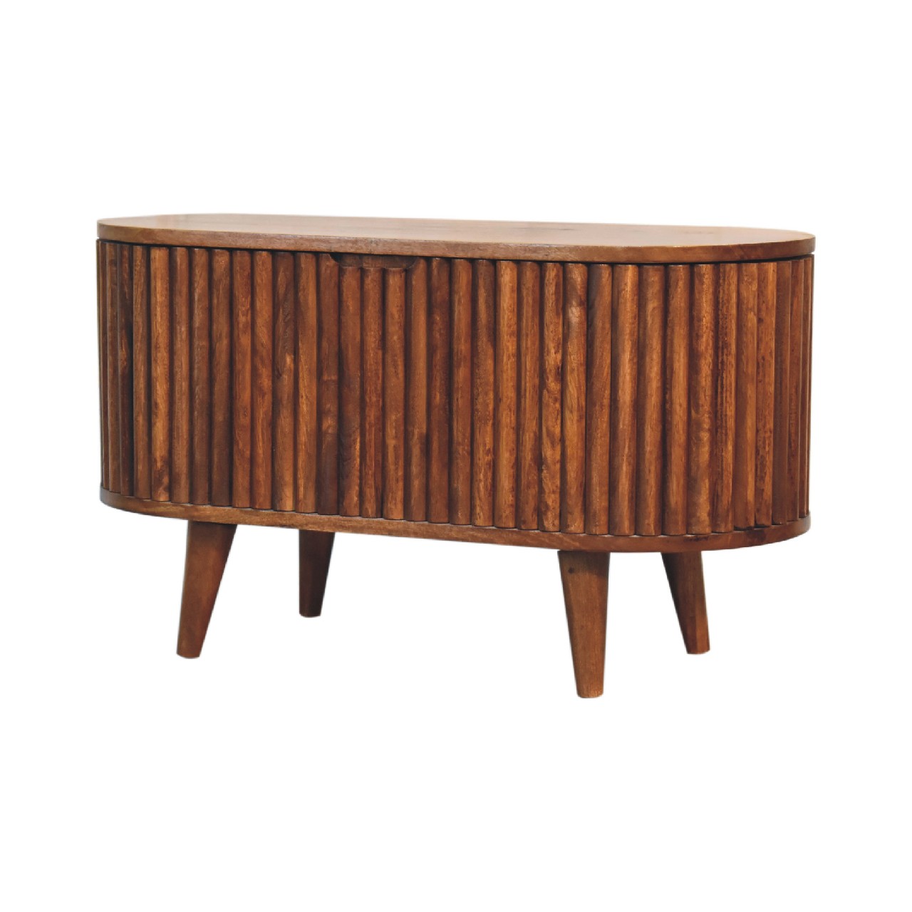 Kapalua Mango Wood Etched Storage Blanket Box