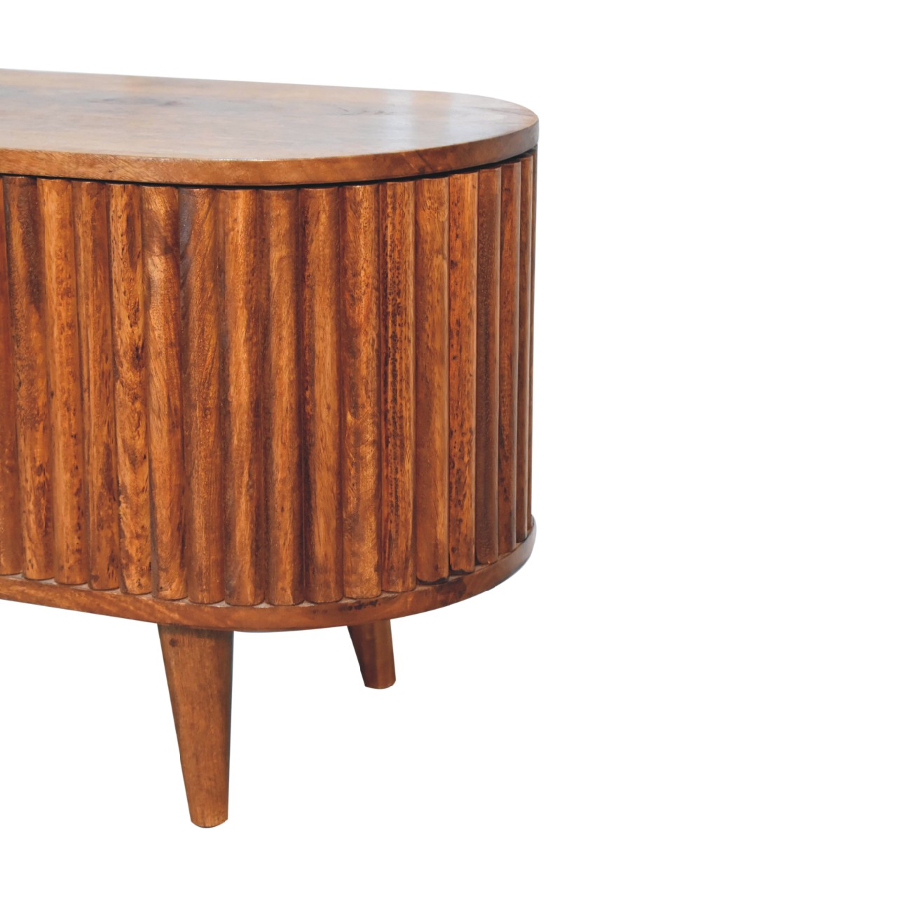 Kapalua Mango Wood Etched Storage Blanket Box