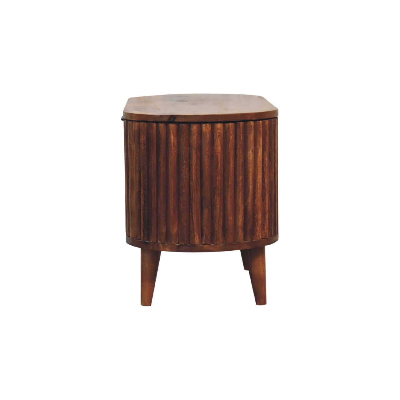 Kapalua Mango Wood Etched Storage Blanket Box