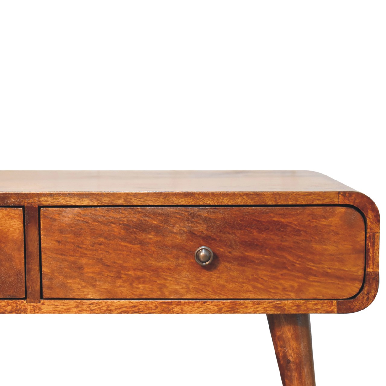 Ribeauville Chestnut Mango Wood Coffee Table 2 Drawers