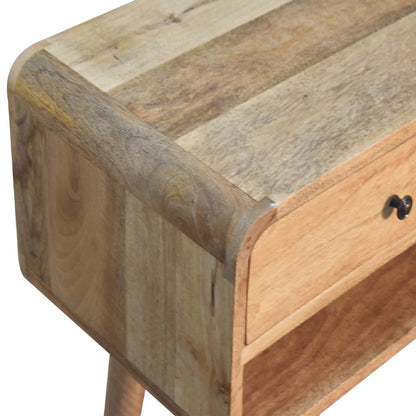 Ribeauville Mango Wood Console Table 2 Drawers and Shelf