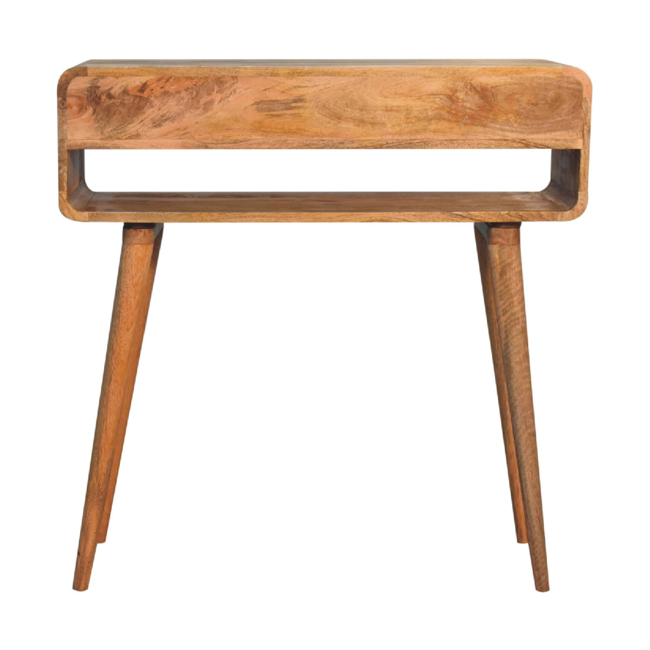 Ribeauville Mango Wood Console Table 2 Drawers and Shelf
