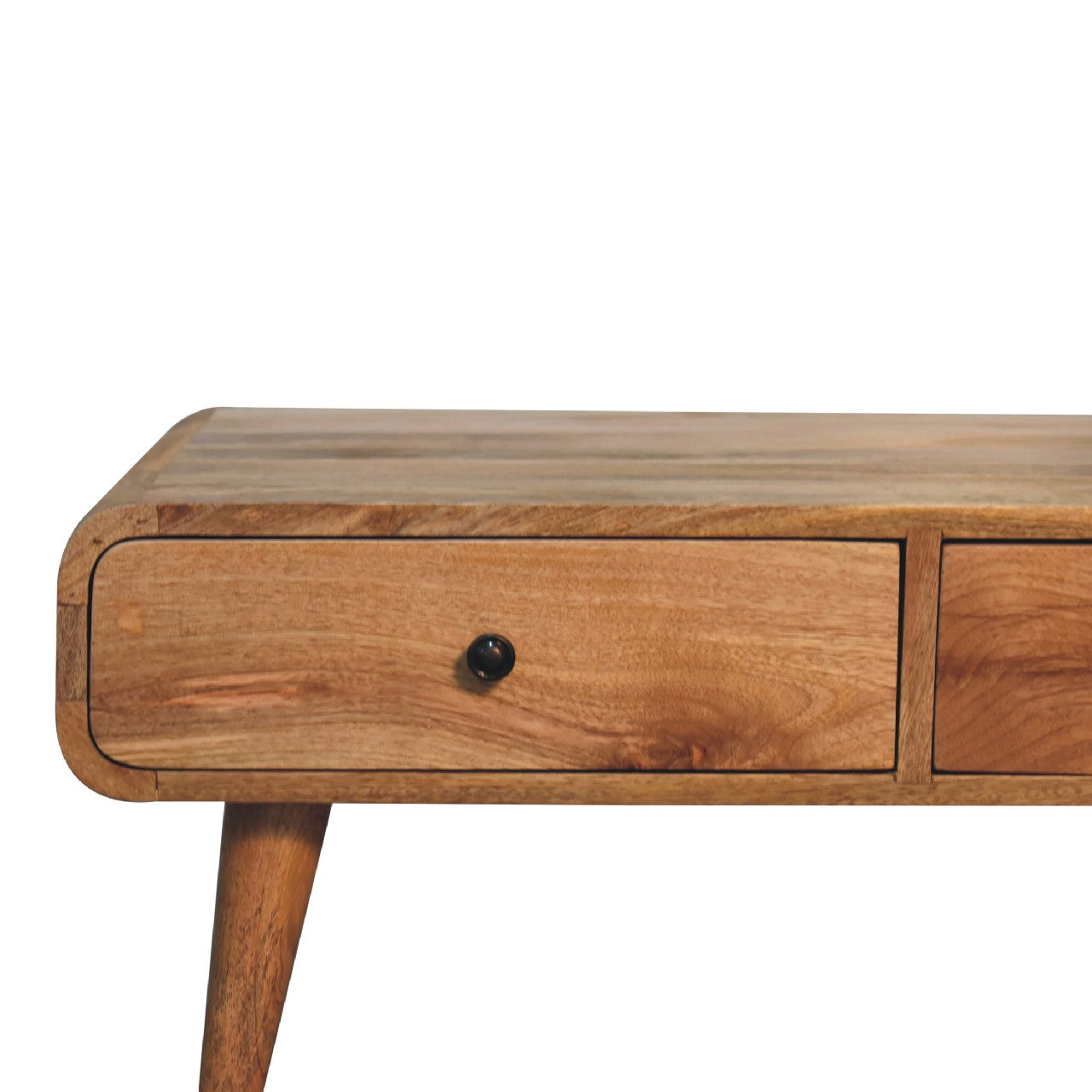 Ribeauville Curve Oak Mango Wood Coffee Table