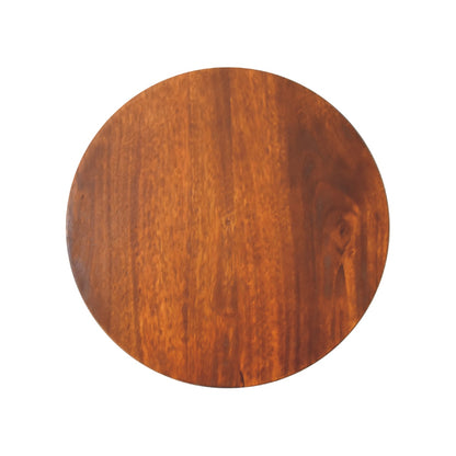 Reims Little Chestnut Mango Wood Round Side Table