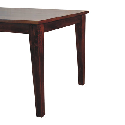 Kahului Chestnut Mango Wood 6 Seater Dining Table