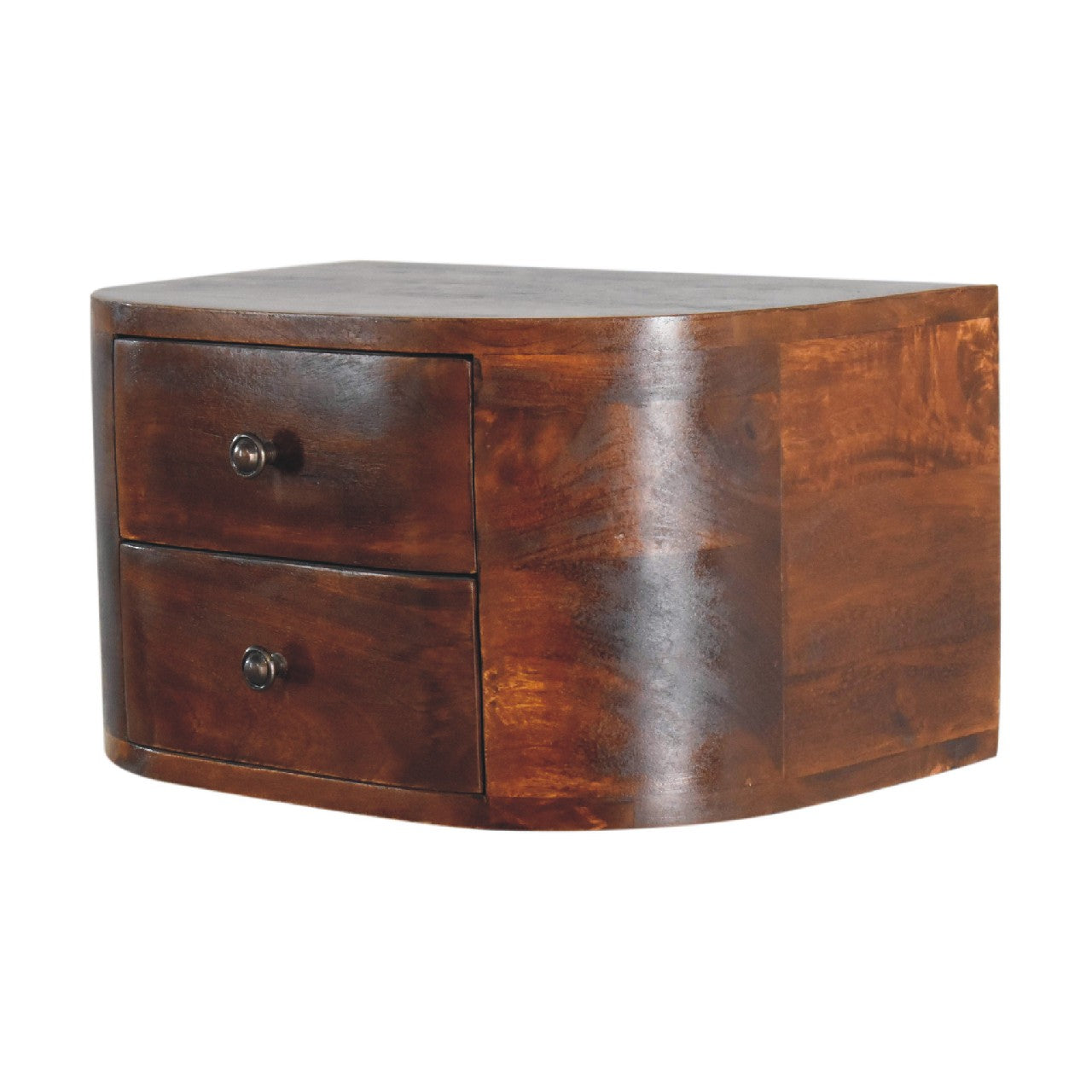 Kukuihaele 2 Drawer Floating Bedside Table 2 Drawers