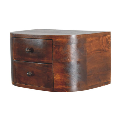 Kukuihaele 2 Drawer Floating Bedside Table 2 Drawers