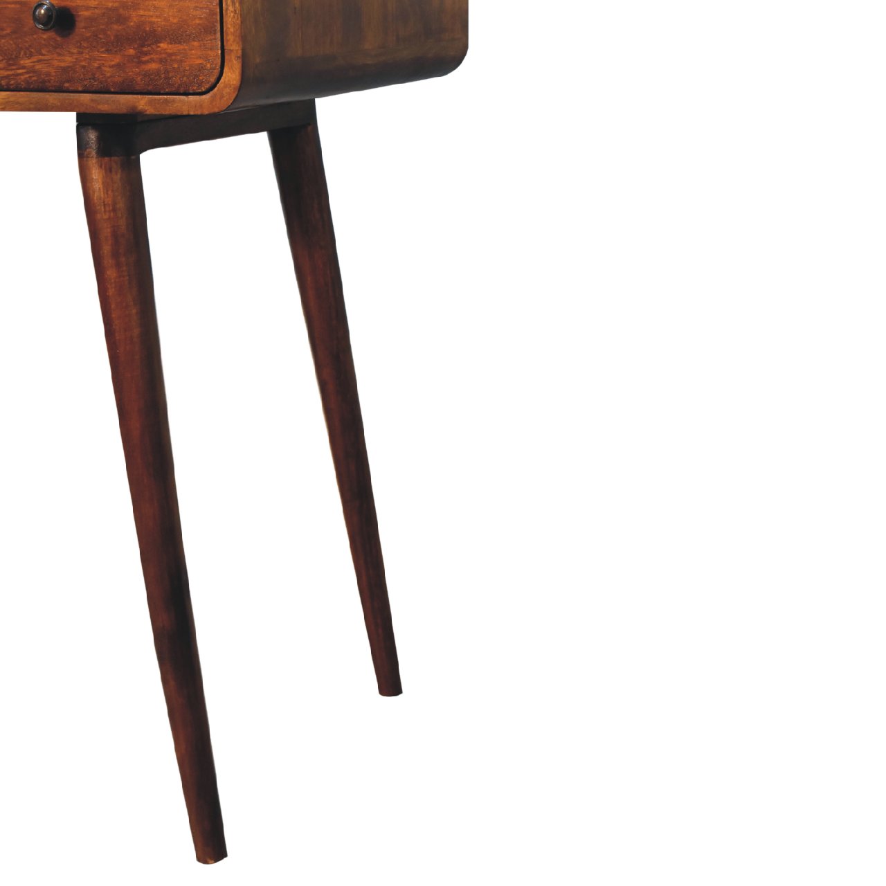 Ostuni Curved Chestnut Writing Desk