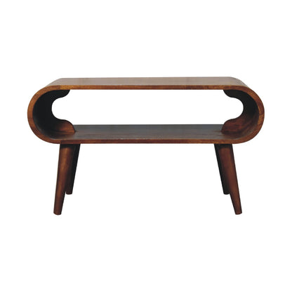 Kalapana Chestnut Mango Wood Open Coffee Table