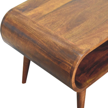 Kalapana Chestnut Mango Wood Open Coffee Table