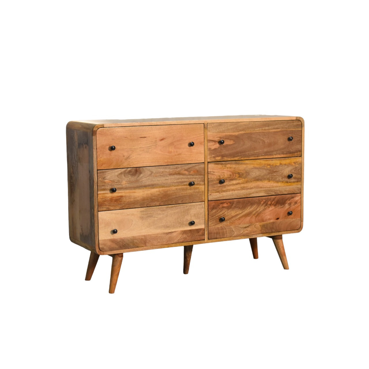 Urbino Large Curved Oak-ish Chest