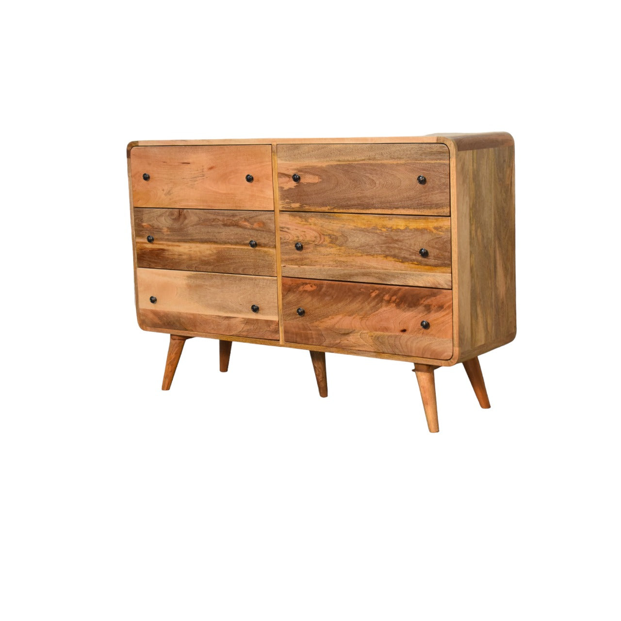 Urbino Large Curved Oak-ish Chest