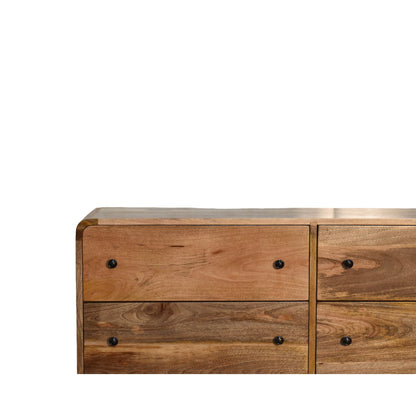 Urbino Large Curved Oak-ish Chest