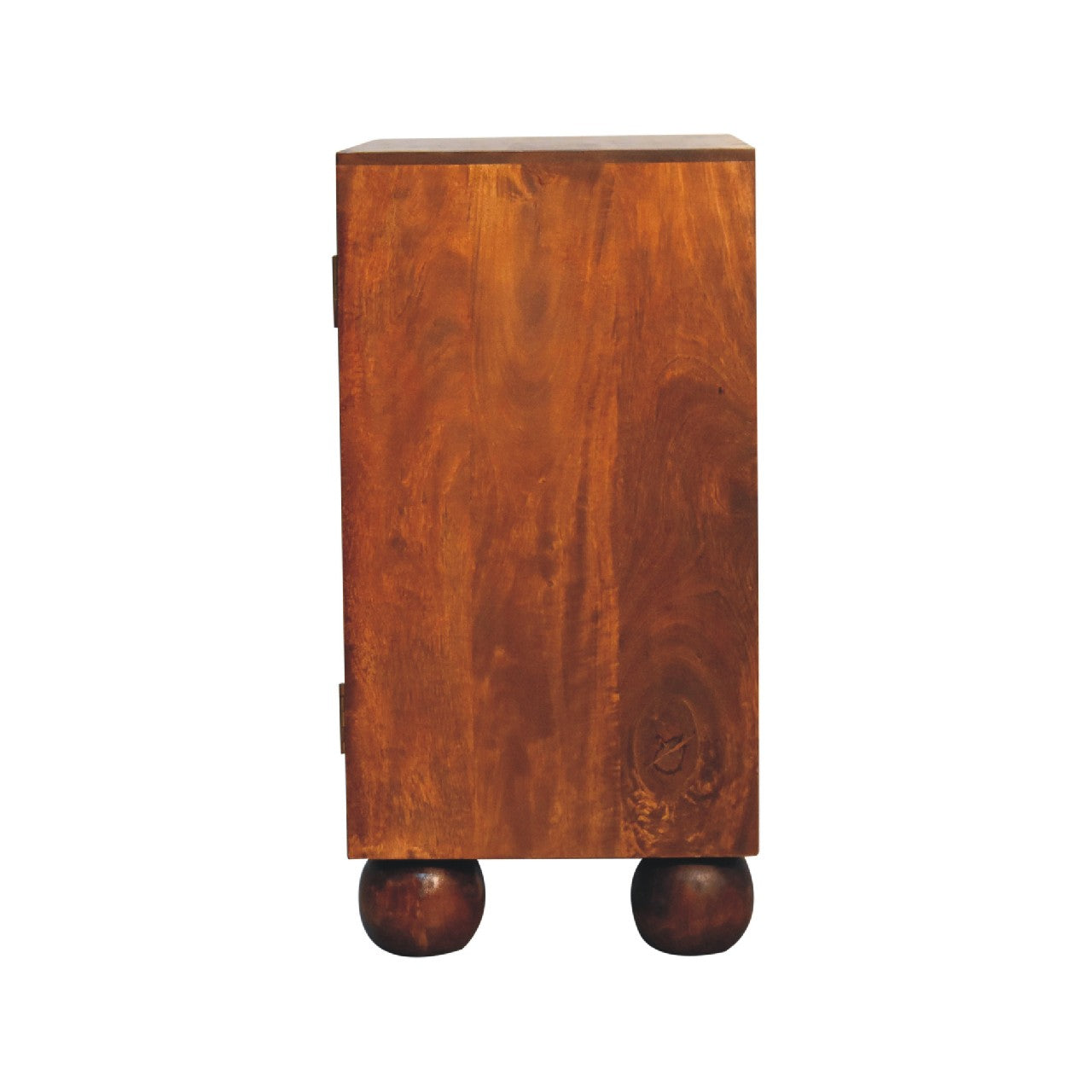 Polignano Chestnut Mango Wood Dice Storage Cabinet