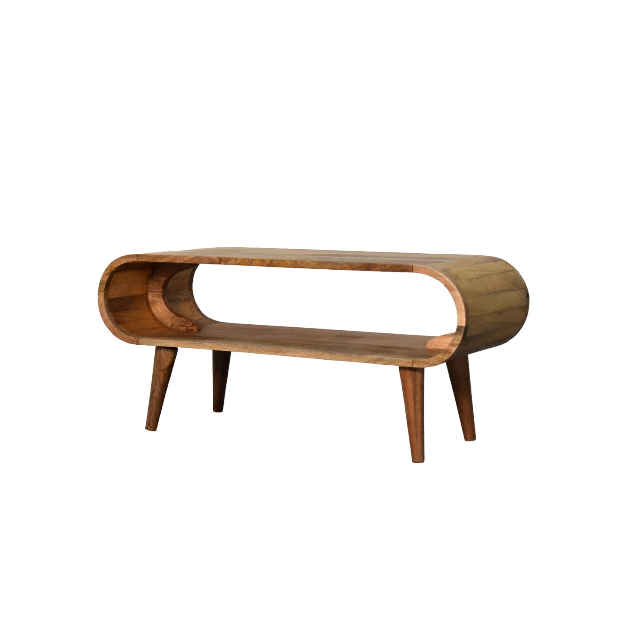 Porquerolles Nordic Oak Mango Wood Open Coffee Table