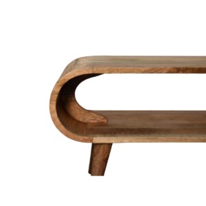 Porquerolles Nordic Oak Mango Wood Open Coffee Table