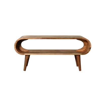 Porquerolles Nordic Oak Mango Wood Open Coffee Table