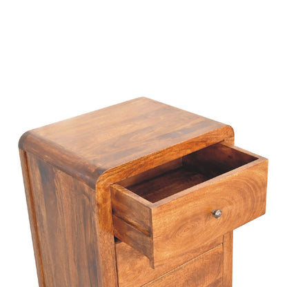 Tropea Mango Wood Tallboy Storage Cabinet