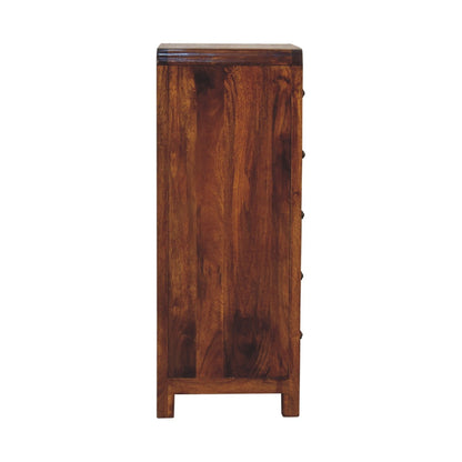 Tropea Mango Wood Tallboy Storage Cabinet