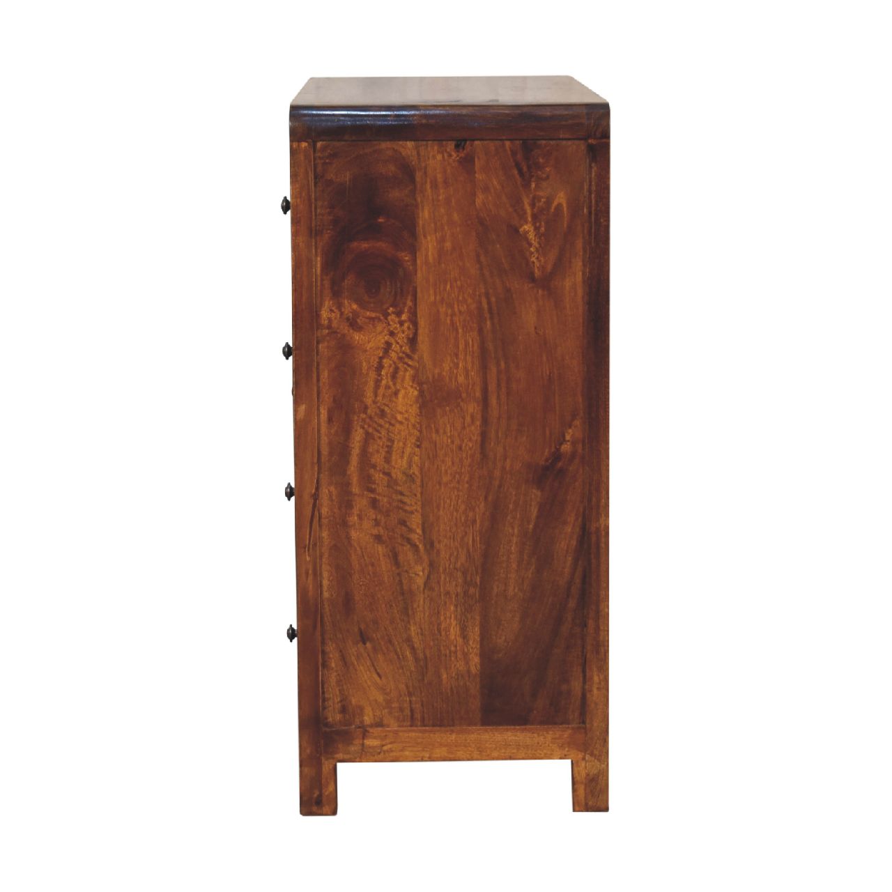 Tropea Mango Wood Cabinet 4 Drawers 1 Door
