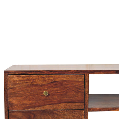 Bologna Sheesham Wood TV Media Unit 4 Drawers