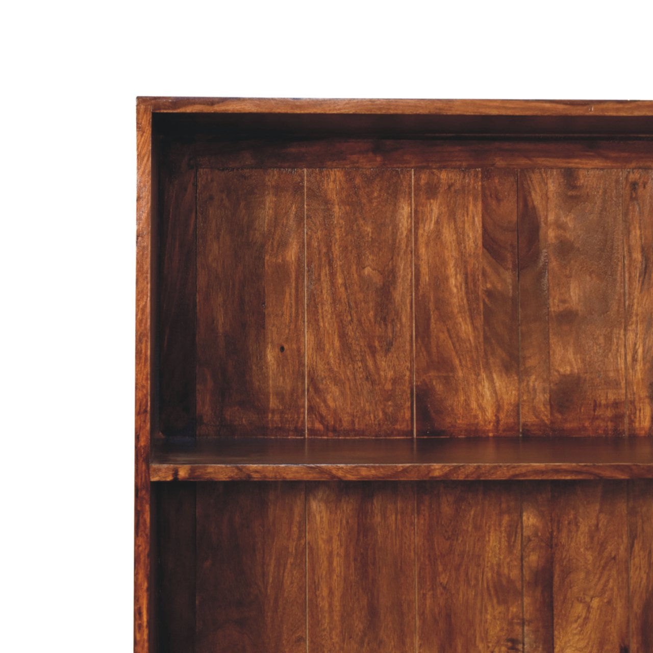 Bologna Large  Sheesham Wood Bookcase 2 Drawers