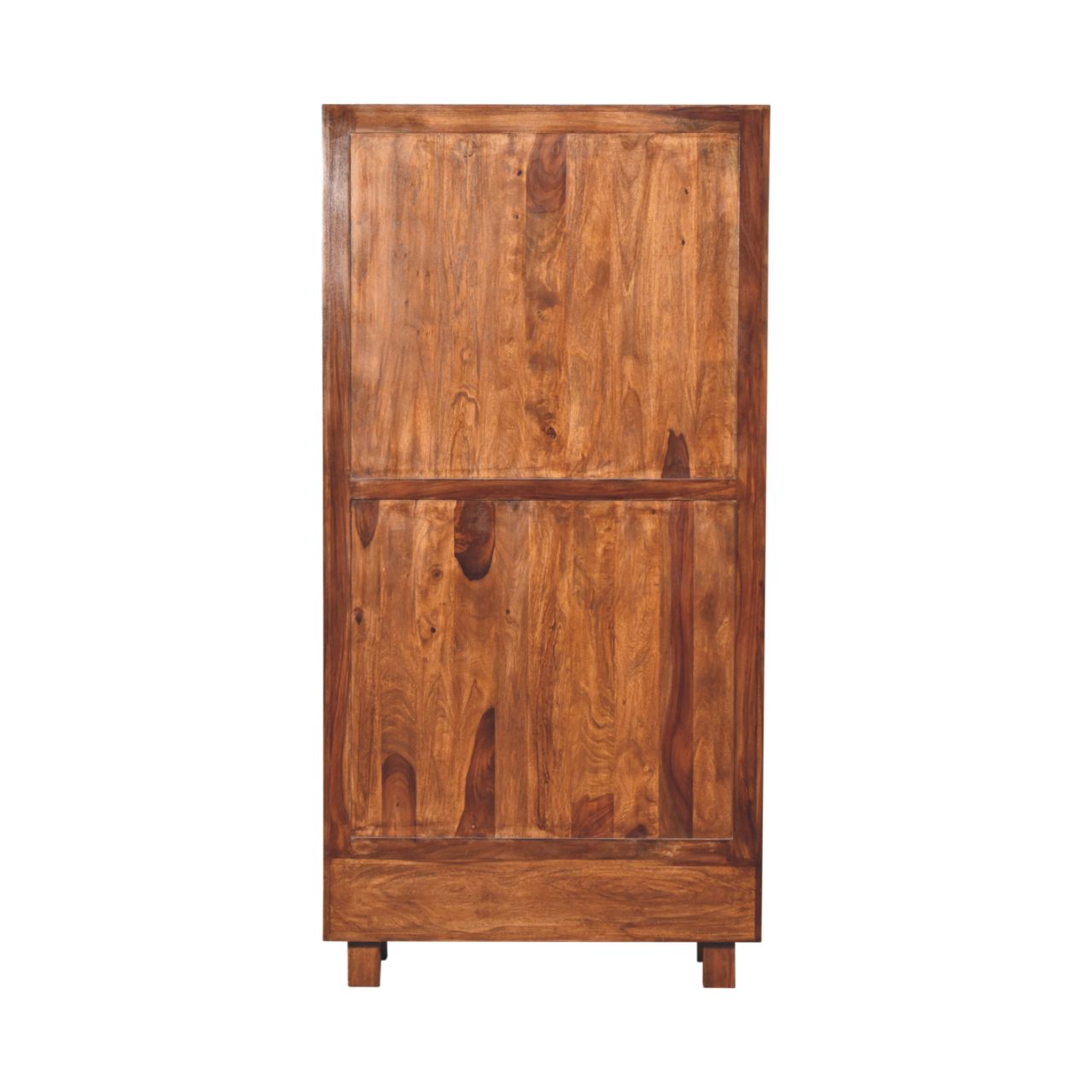 Bologna Large  Sheesham Wood Bookcase 2 Drawers