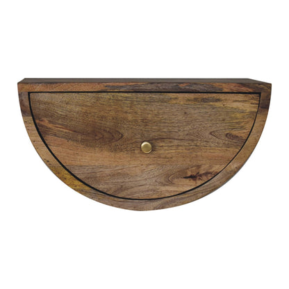 Orvieto Crescent Floating Bedside Table