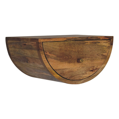 Orvieto Crescent Floating Bedside Table