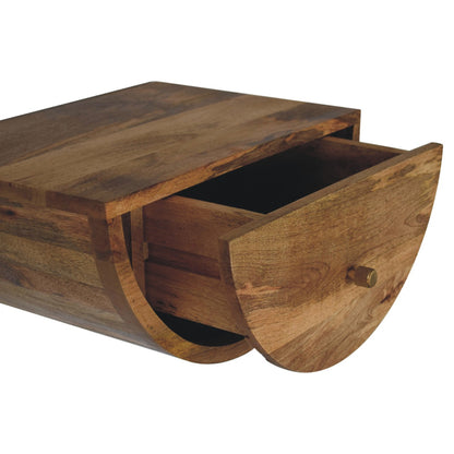 Orvieto Crescent Floating Bedside Table