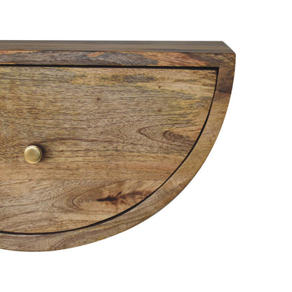 Orvieto Crescent Floating Bedside Table