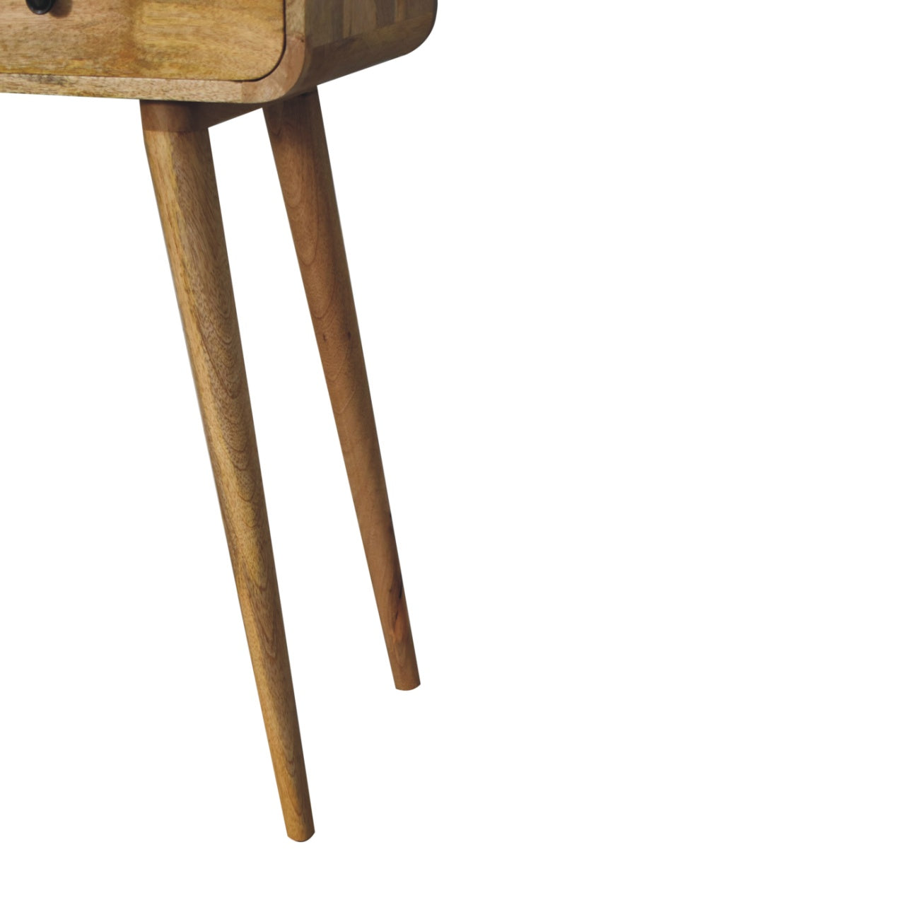 Rimini Mango Wood Curved Hallway Console Table