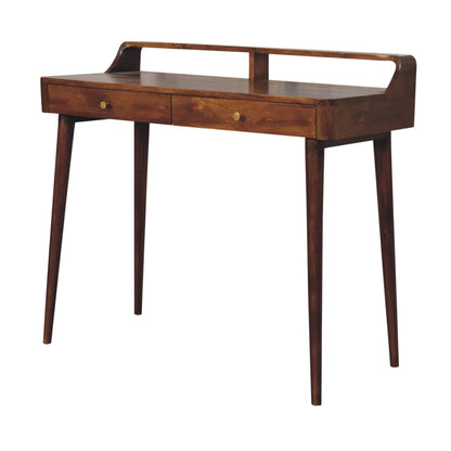 Volterra Elevated Chestnut Mango Wood Console Table