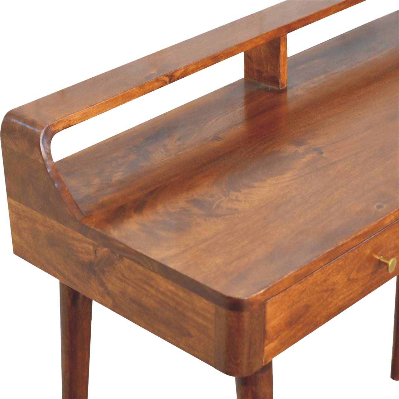 Volterra Elevated Chestnut Mango Wood Console Table