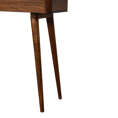 Montepulciano Open Top Chestnut Mango Wood Console