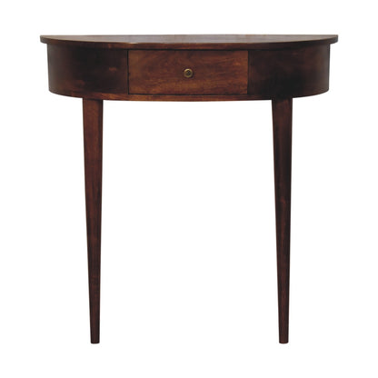 Pienza Hald Moon Mango Wood Chestnut Console