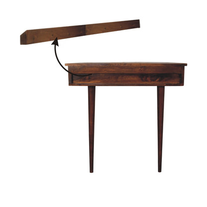 Pienza Hald Moon Mango Wood Chestnut Console