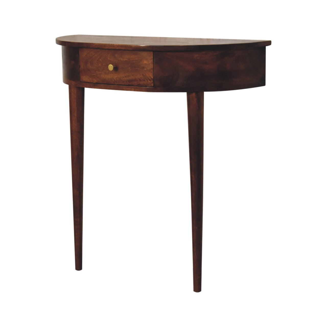 Pienza Hald Moon Mango Wood Chestnut Console
