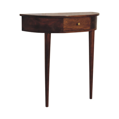 Pienza Hald Moon Mango Wood Chestnut Console